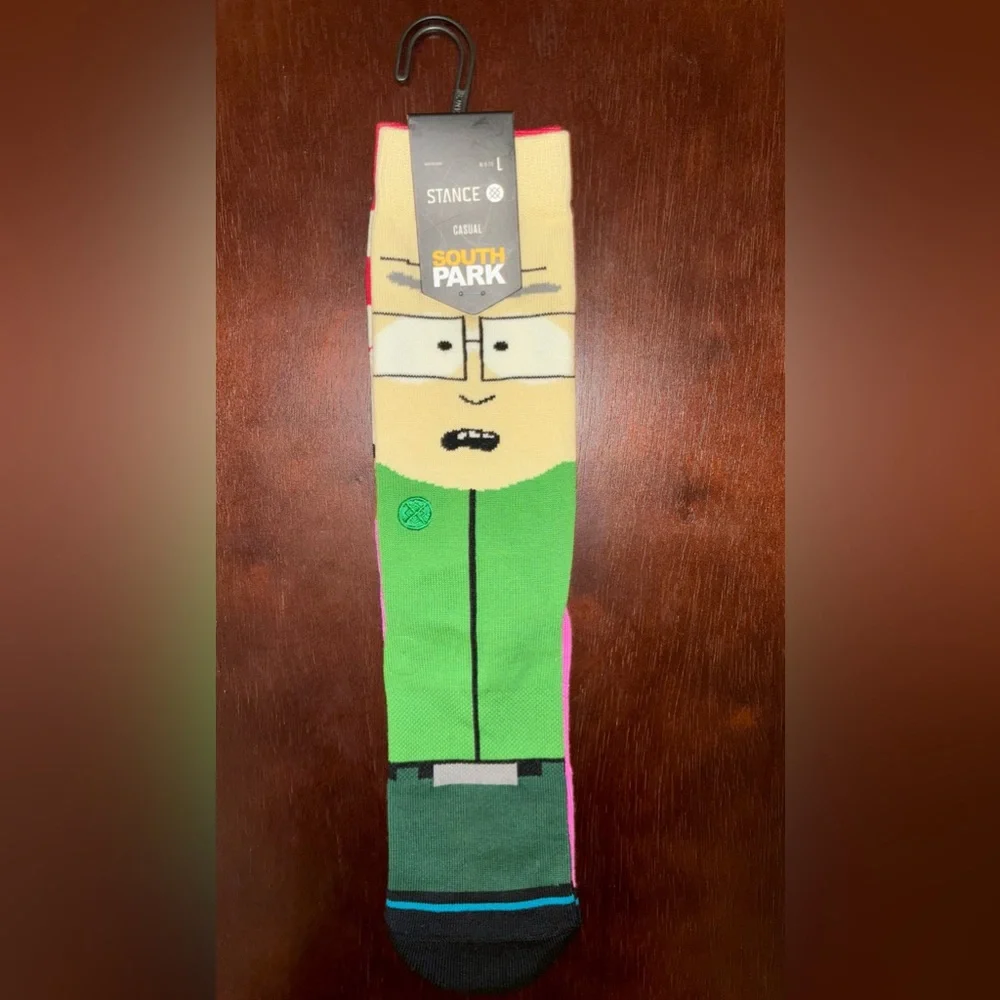 SOUTH PARK “MR GARRISON” STANCE NOVELTY CREW SOCKS NWT MEN’S SHOE SIZE 9-13